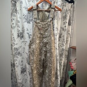 Dickies ellis floral overalls